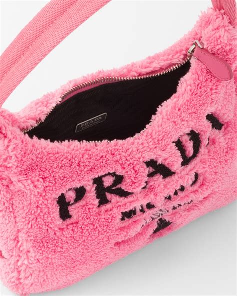 prada re edition fluffy|Petal Pink/black Re.